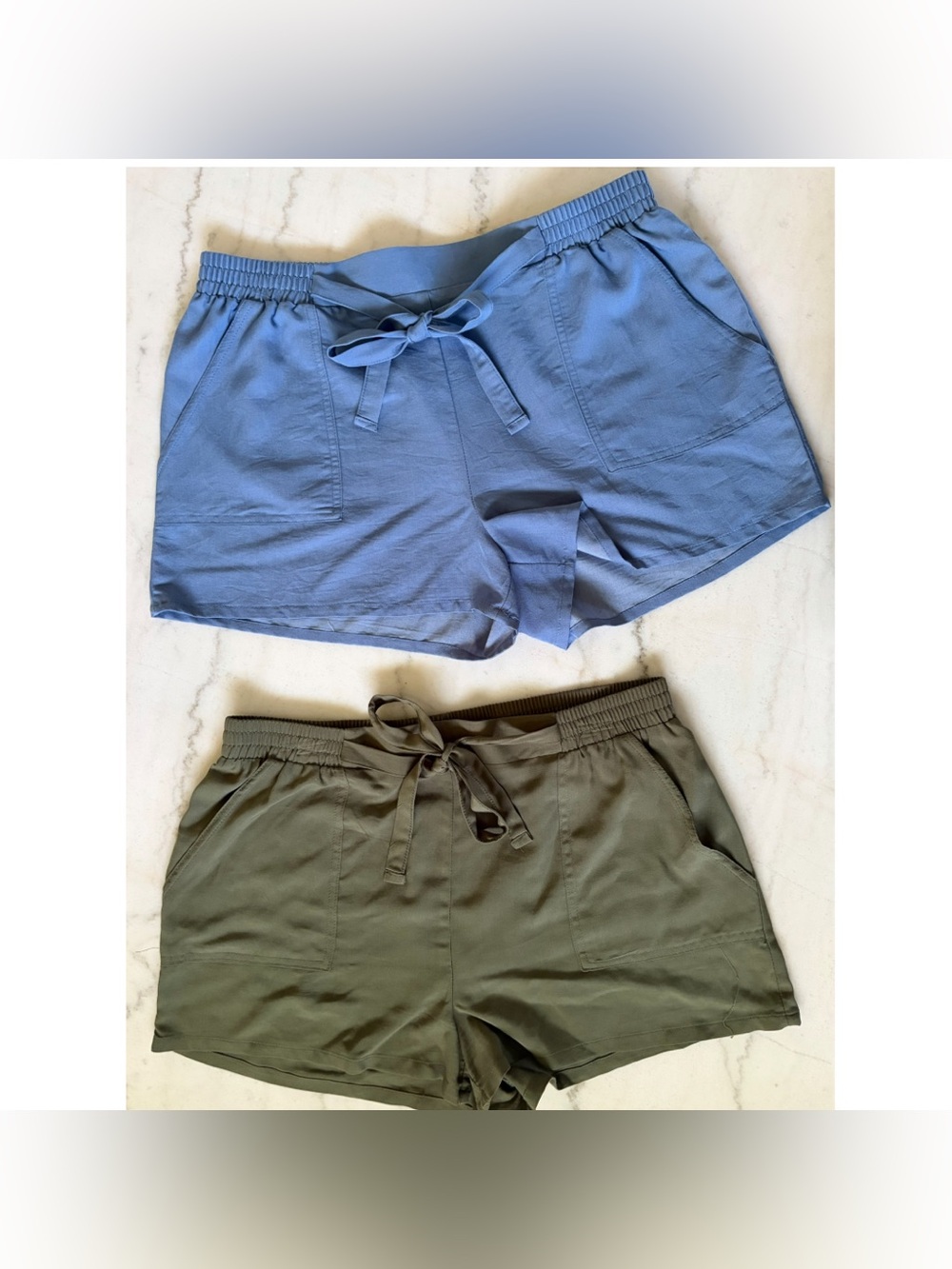 Casual Shorts with Waist Tie